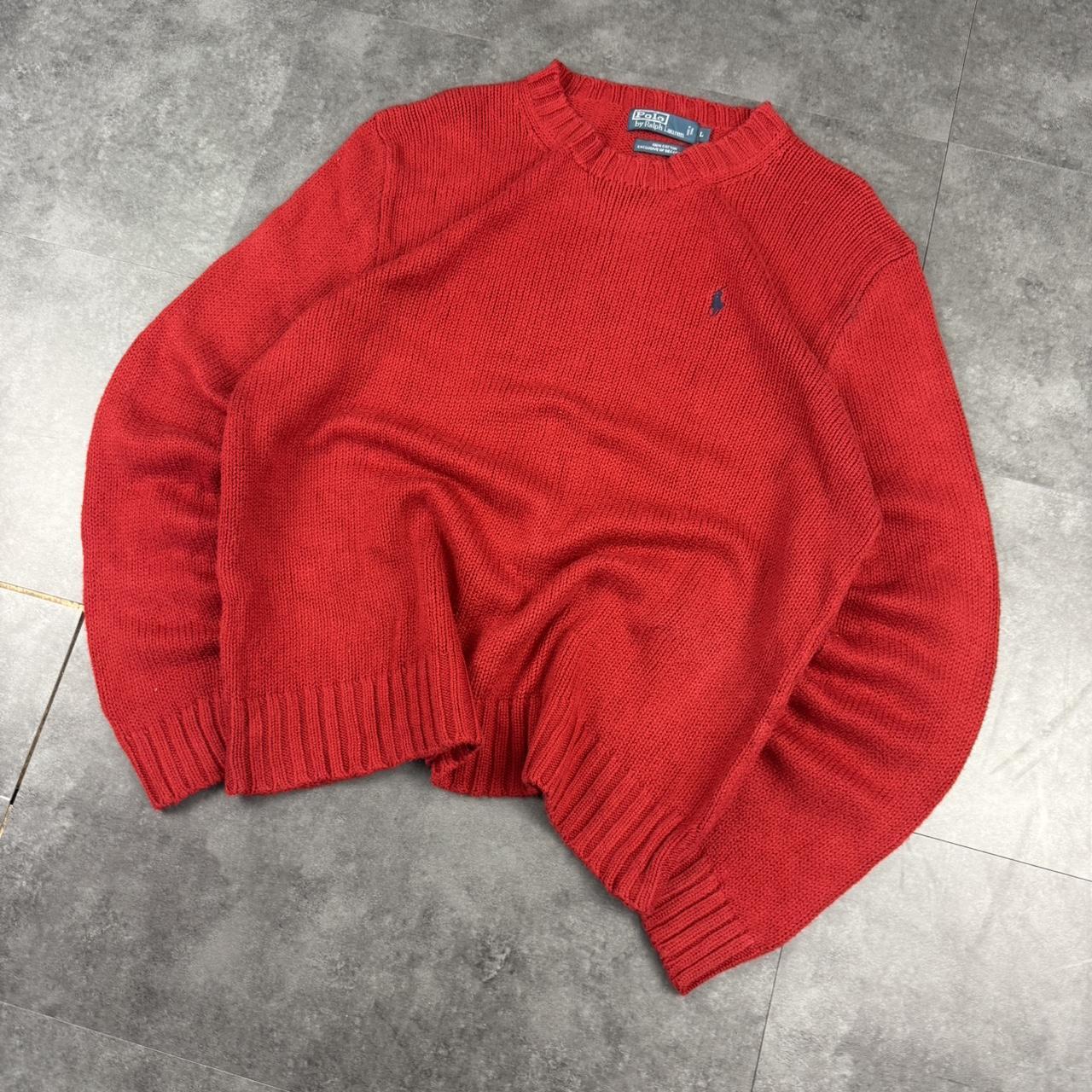 Polo Ralph Lauren 90s chunky knit heavyweight fisherman’s jumper