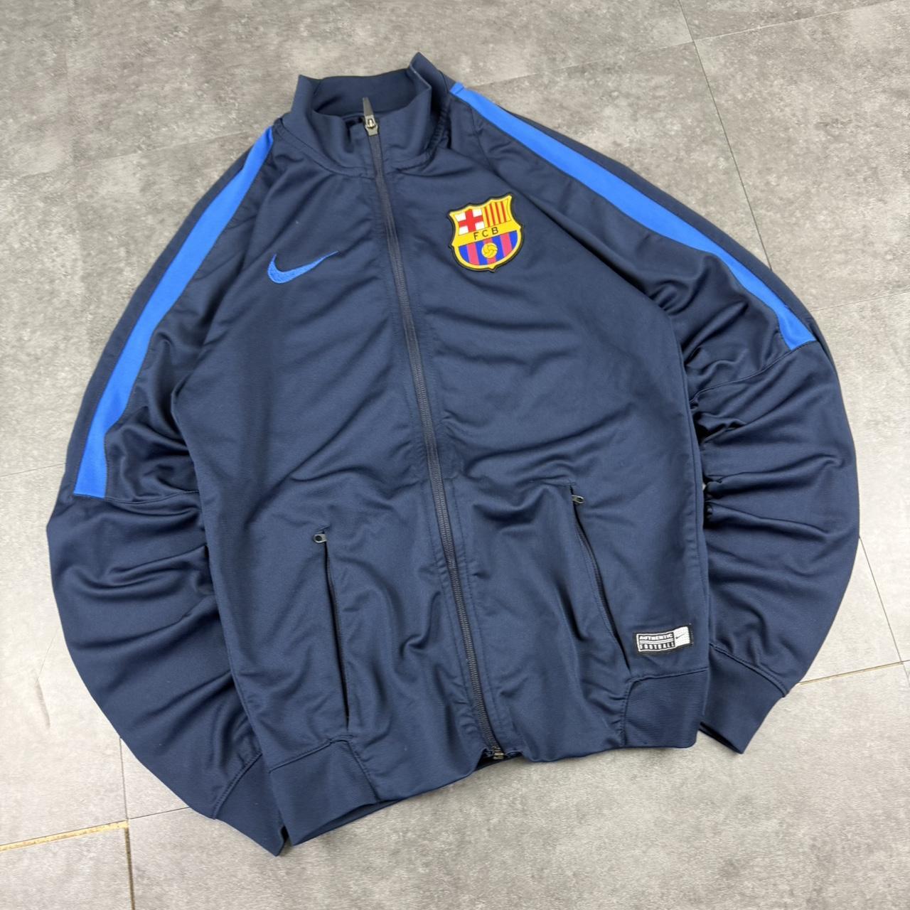Nike Barcelona 2000s Dri Fit football track jacket