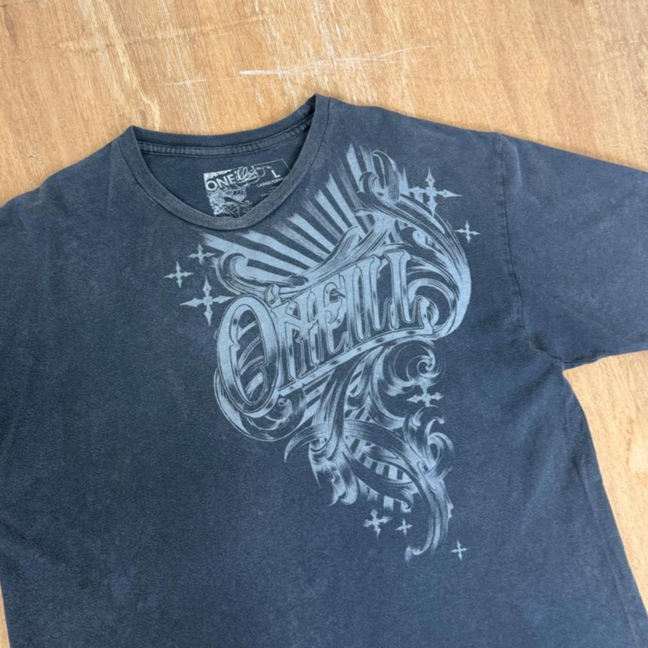 O’Neill Surfwear black and grey Y2K T-Shirt