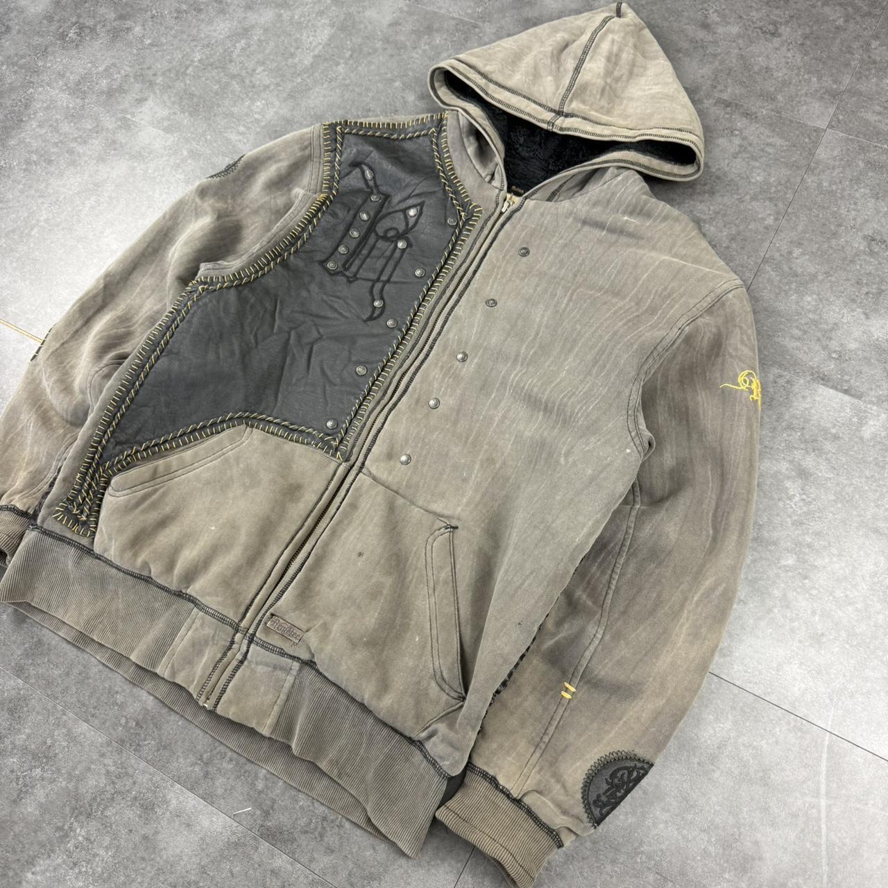 Rare Remetee Vintage Y2K 2000s grunge zip up lined sweatshirt jacket