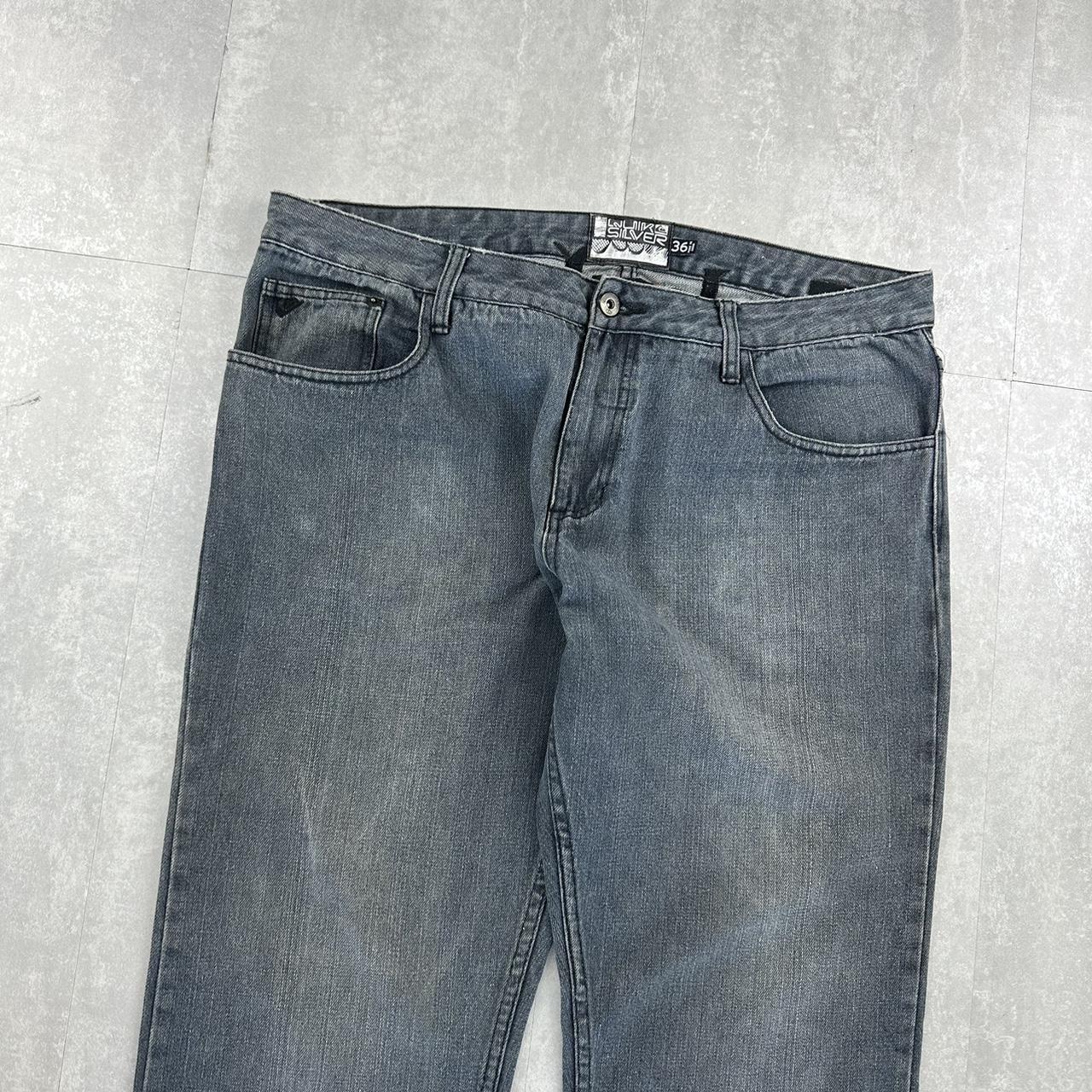 Quiksilver grunge jeans 2000s spellout carpenter jeans