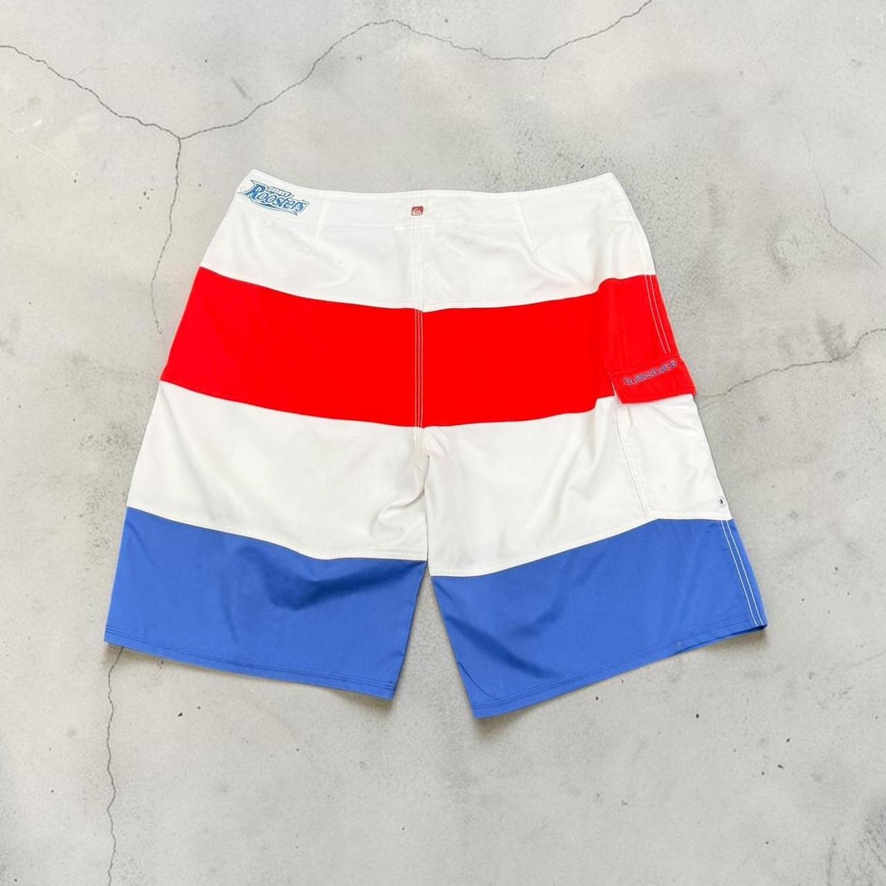 Quiksilver Ausrtria rugby surfer vintage Y2K Surfwear beach swim board shorts
