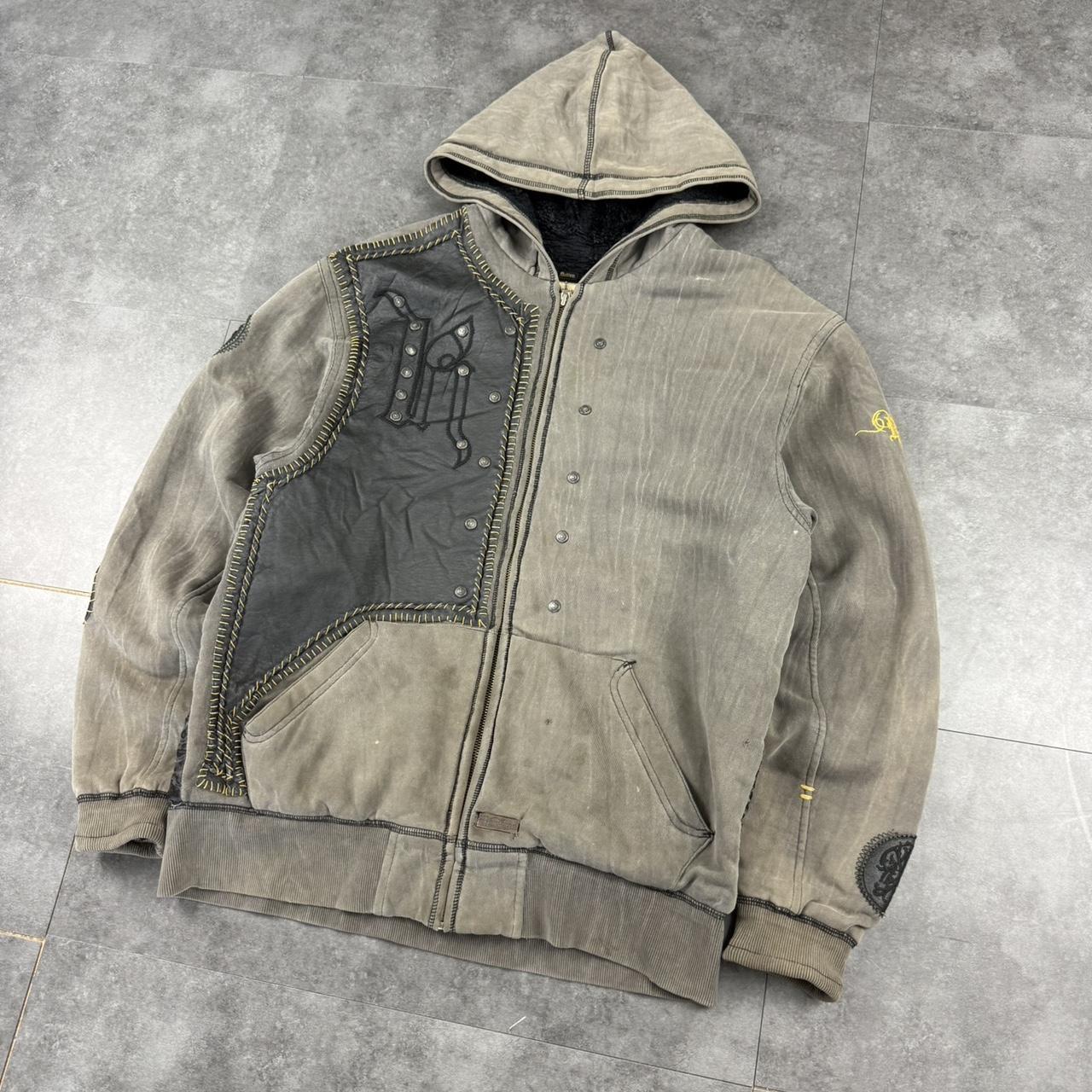 Rare Remetee Vintage Y2K 2000s grunge zip up lined sweatshirt jacket