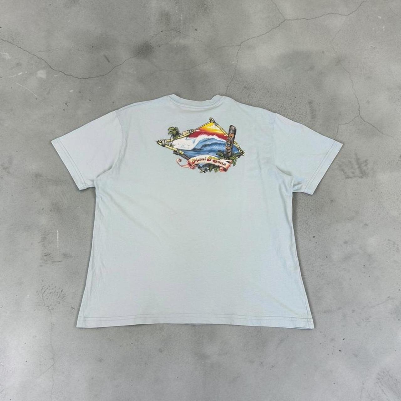 Maui & Sons Surfwear light blue Y2K T-Shirt
