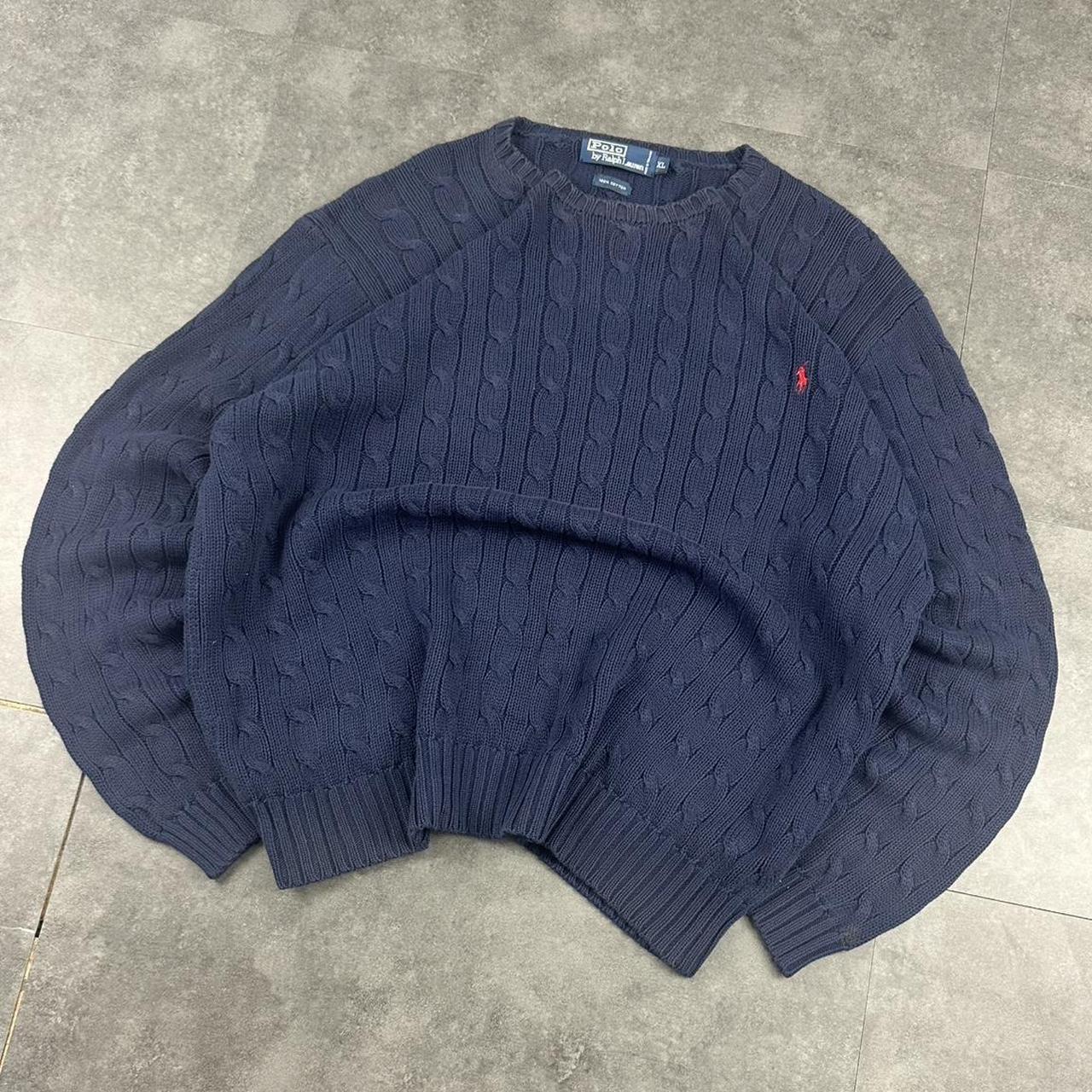 Polo Ralph Lauren 90s heavyweight chunky cable knit pullover knit Jumper