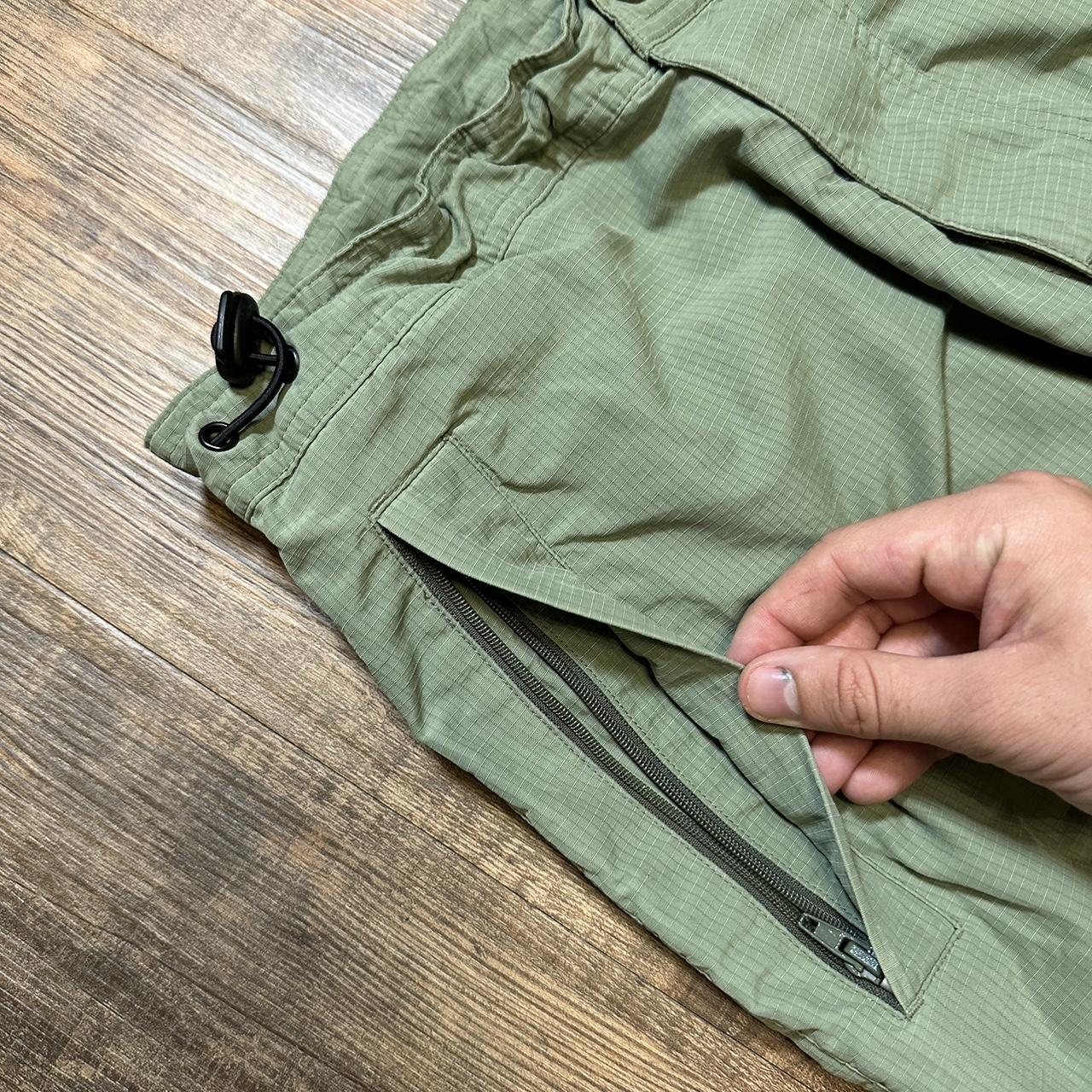 Quiksilver 2000s embroidered cargo track pants