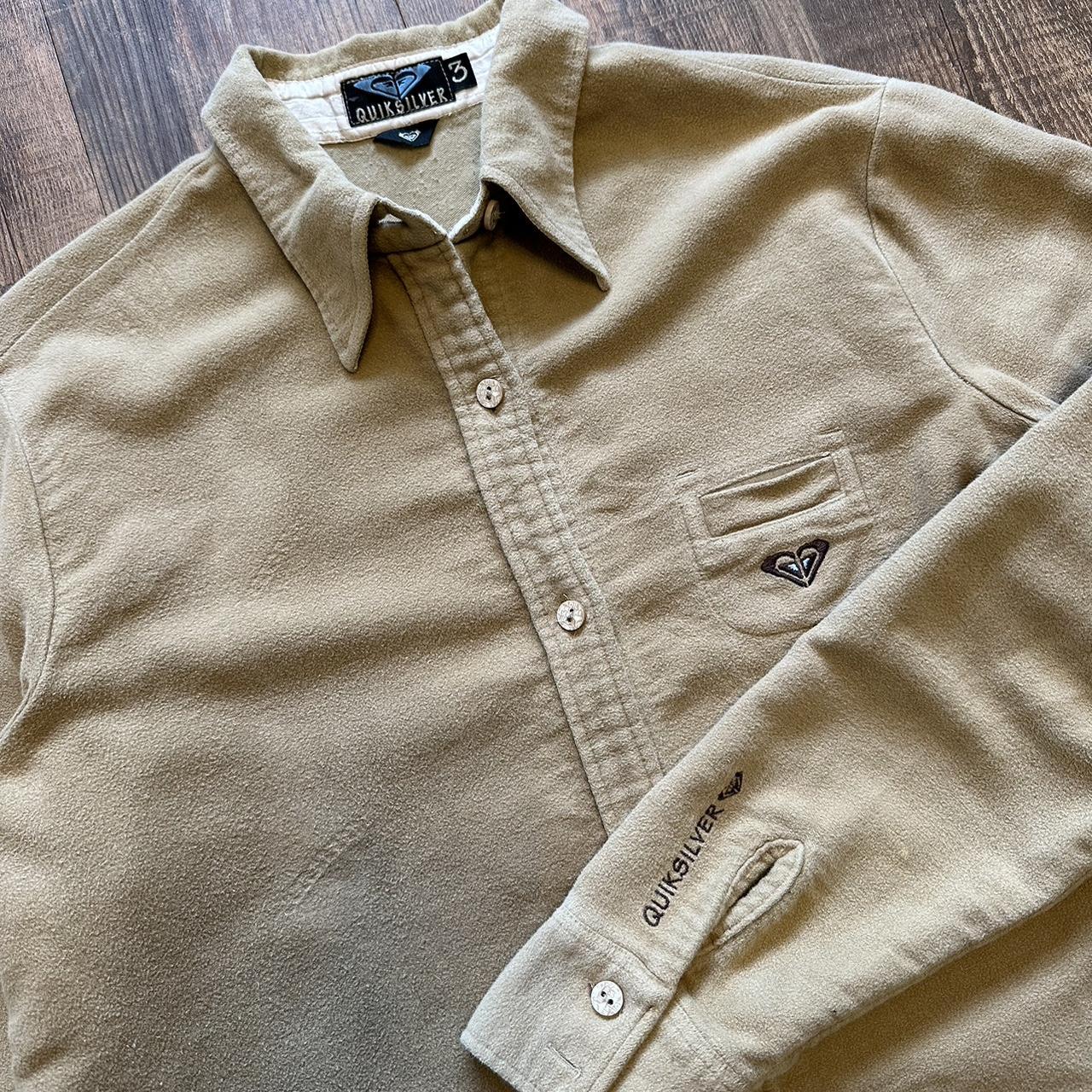 Quiksilver 2000s moleskin fleece shirt