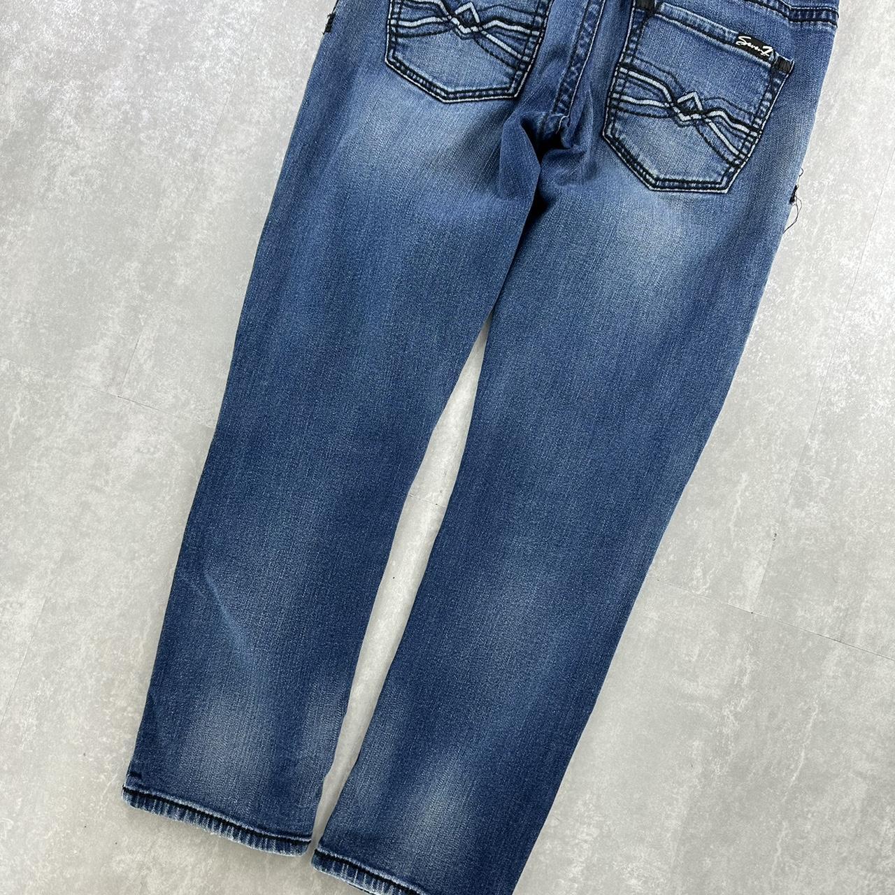 Seven7 2000s baggy spellout skate jeans