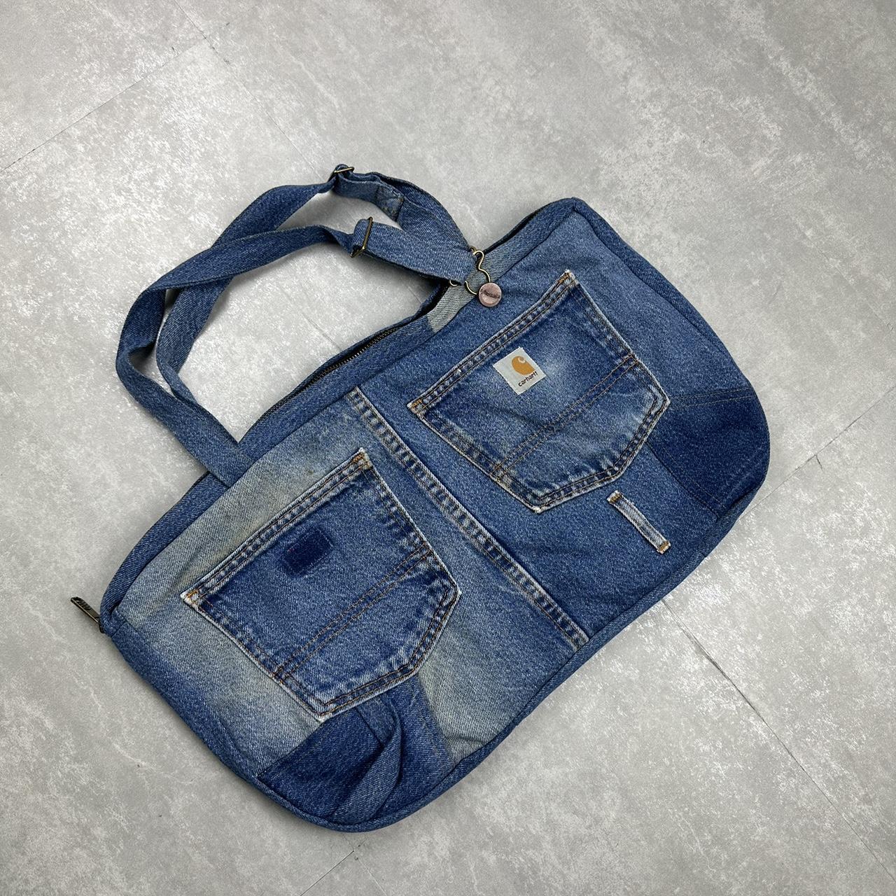 Carhartt 2000s denim reworked bag