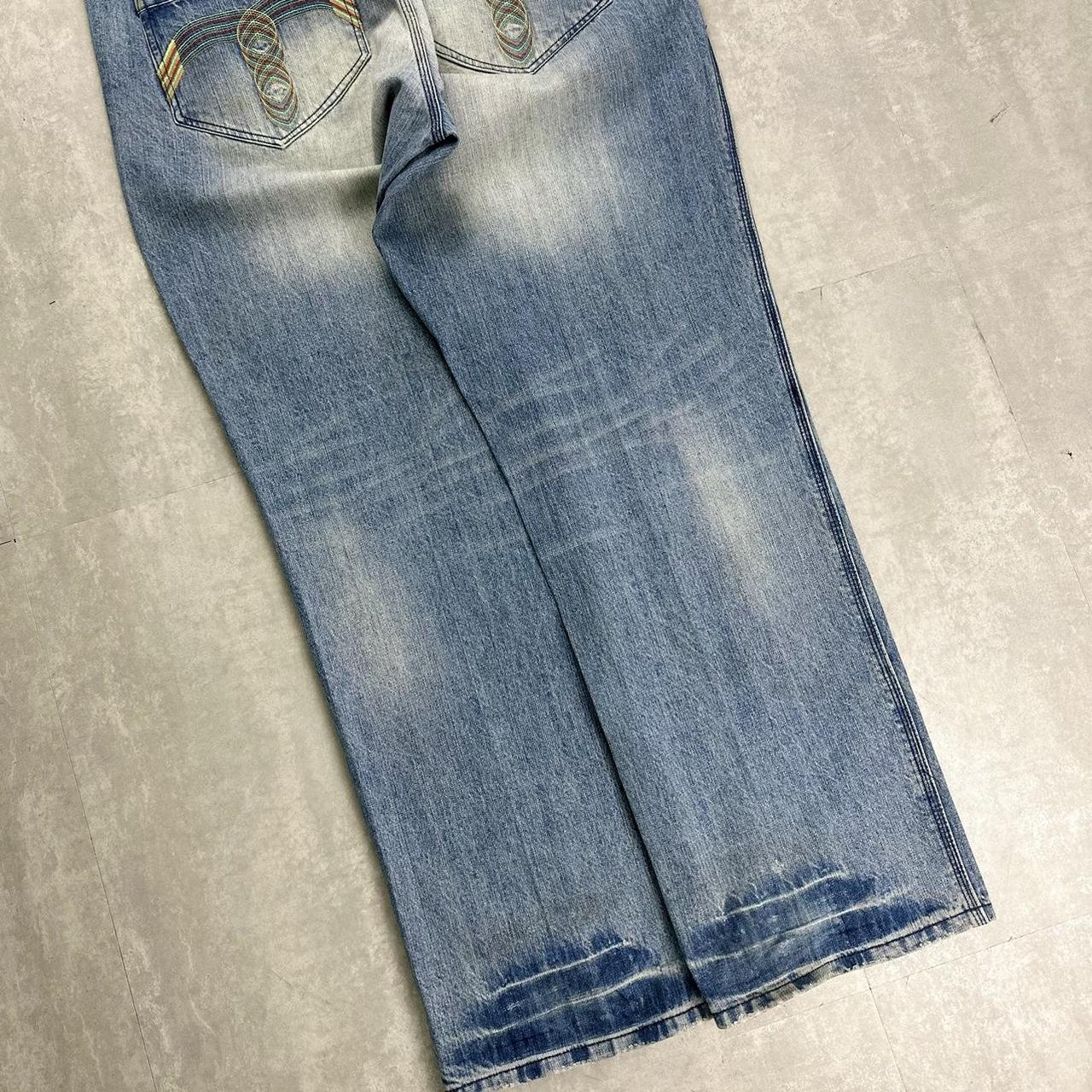 Akademiks 2000s baggy spellout skate jeans