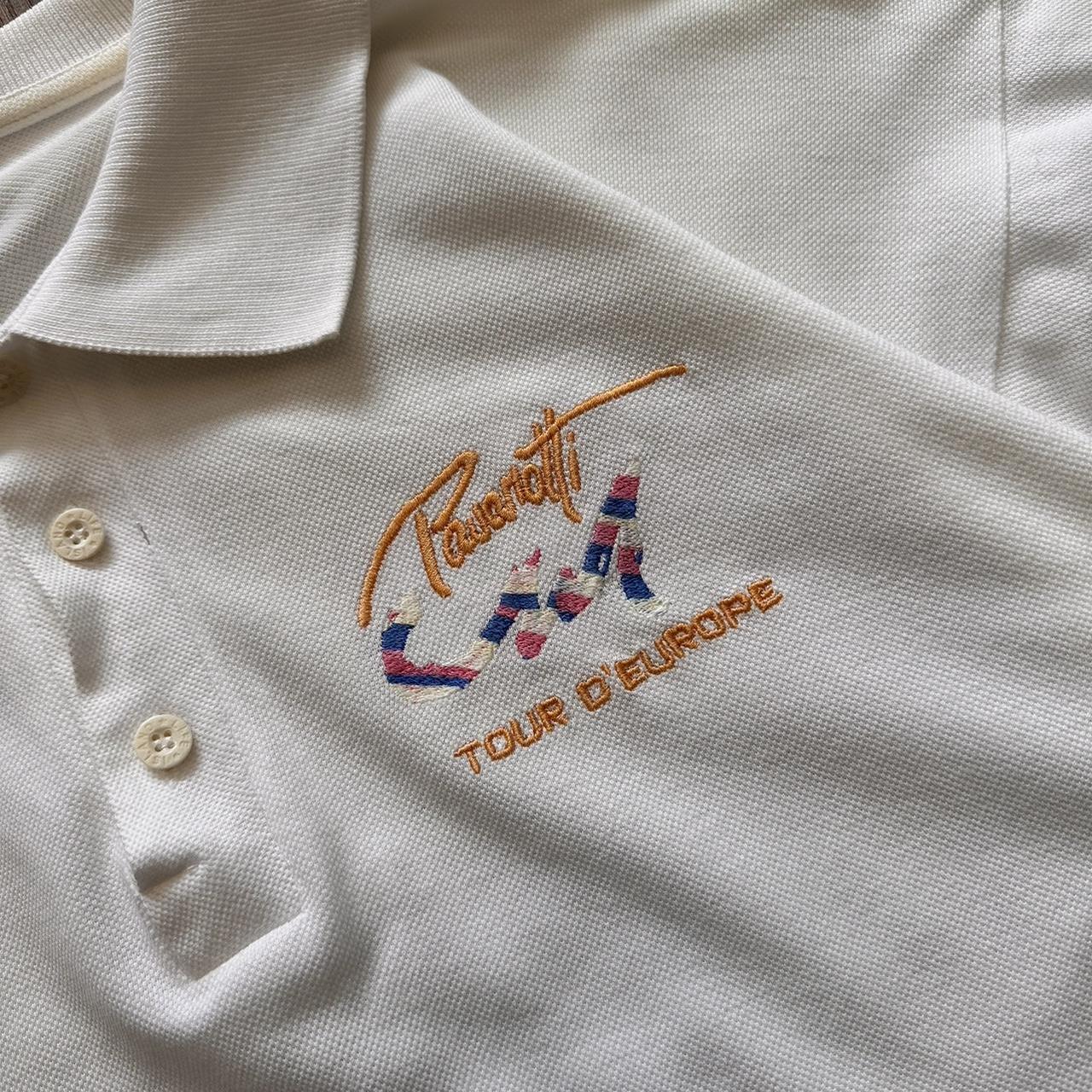 Vintage 90s tour de Europe polo shirt travel/tourism