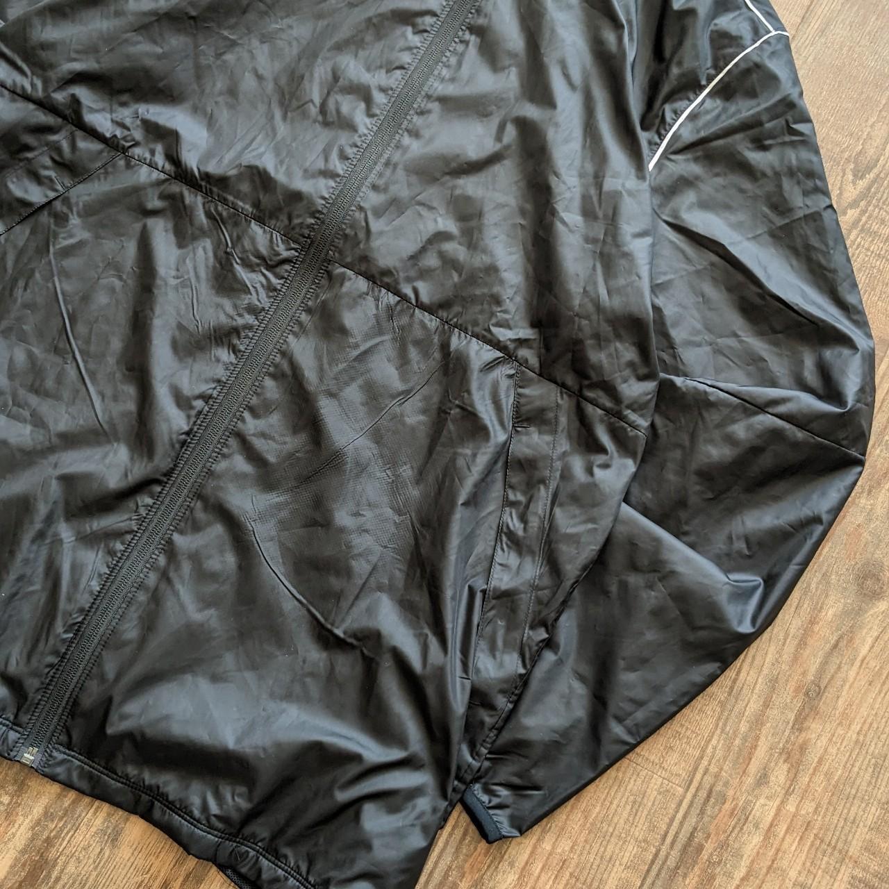 Nike y2k black windbreaker jacket in black