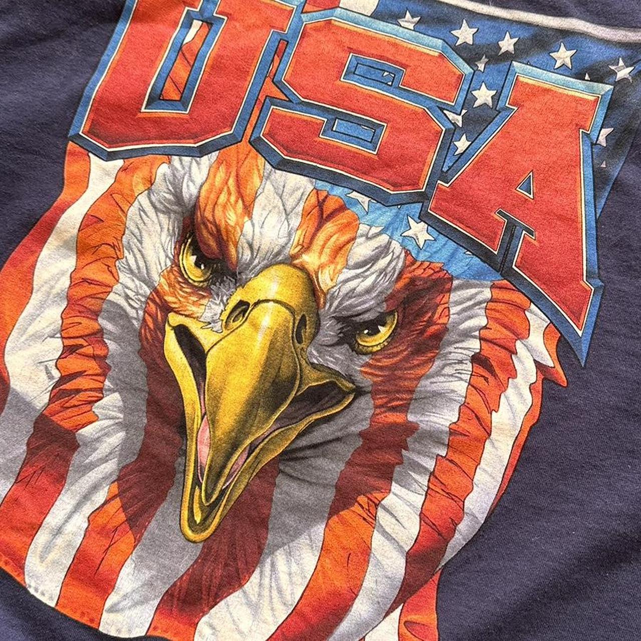 Rare Salem sportswear vintage 1995 USA American eagle T-shirt