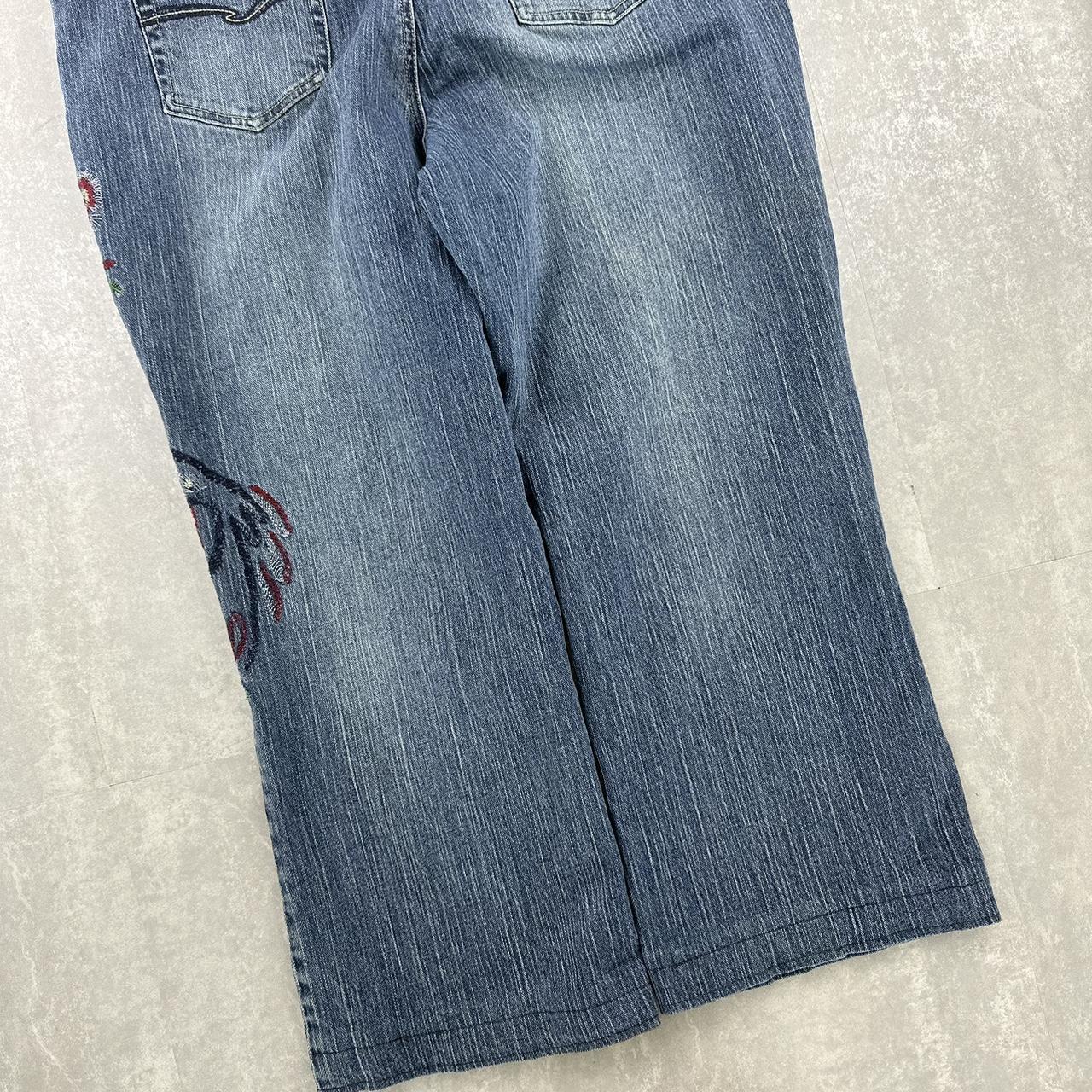 2000s baggy spellout skate jeans