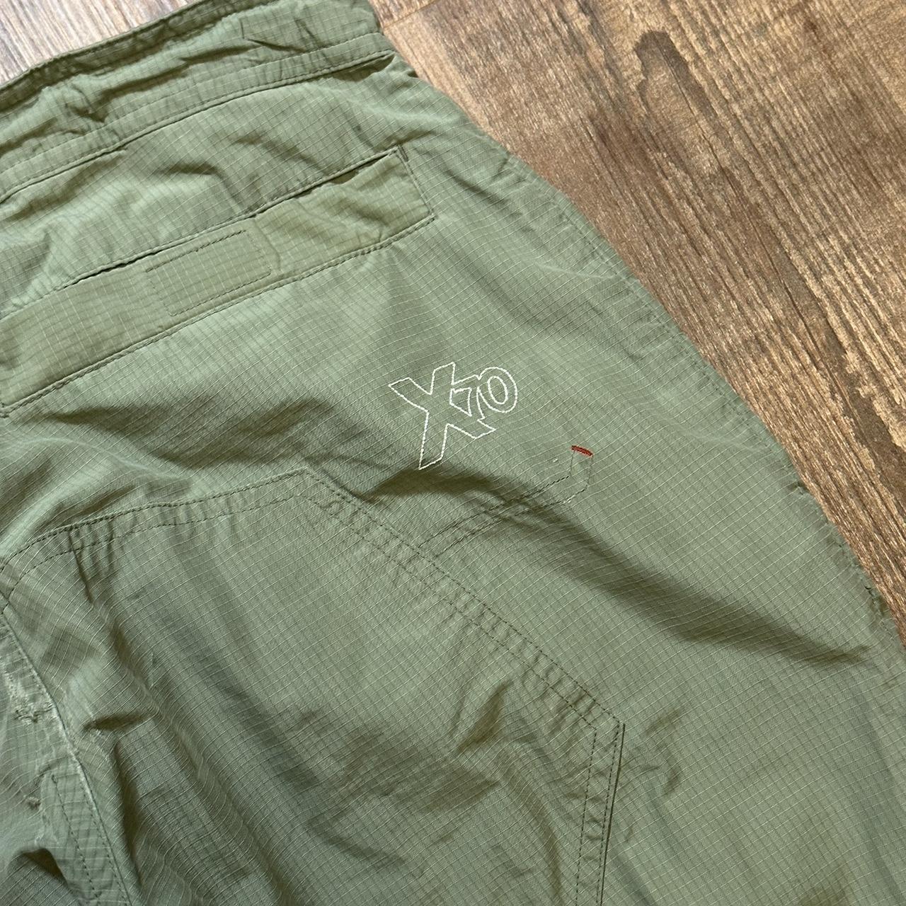 Quiksilver 2000s embroidered cargo track pants