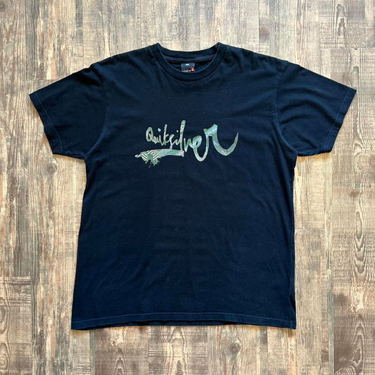 Quiksilver 2000s spell out T shirt