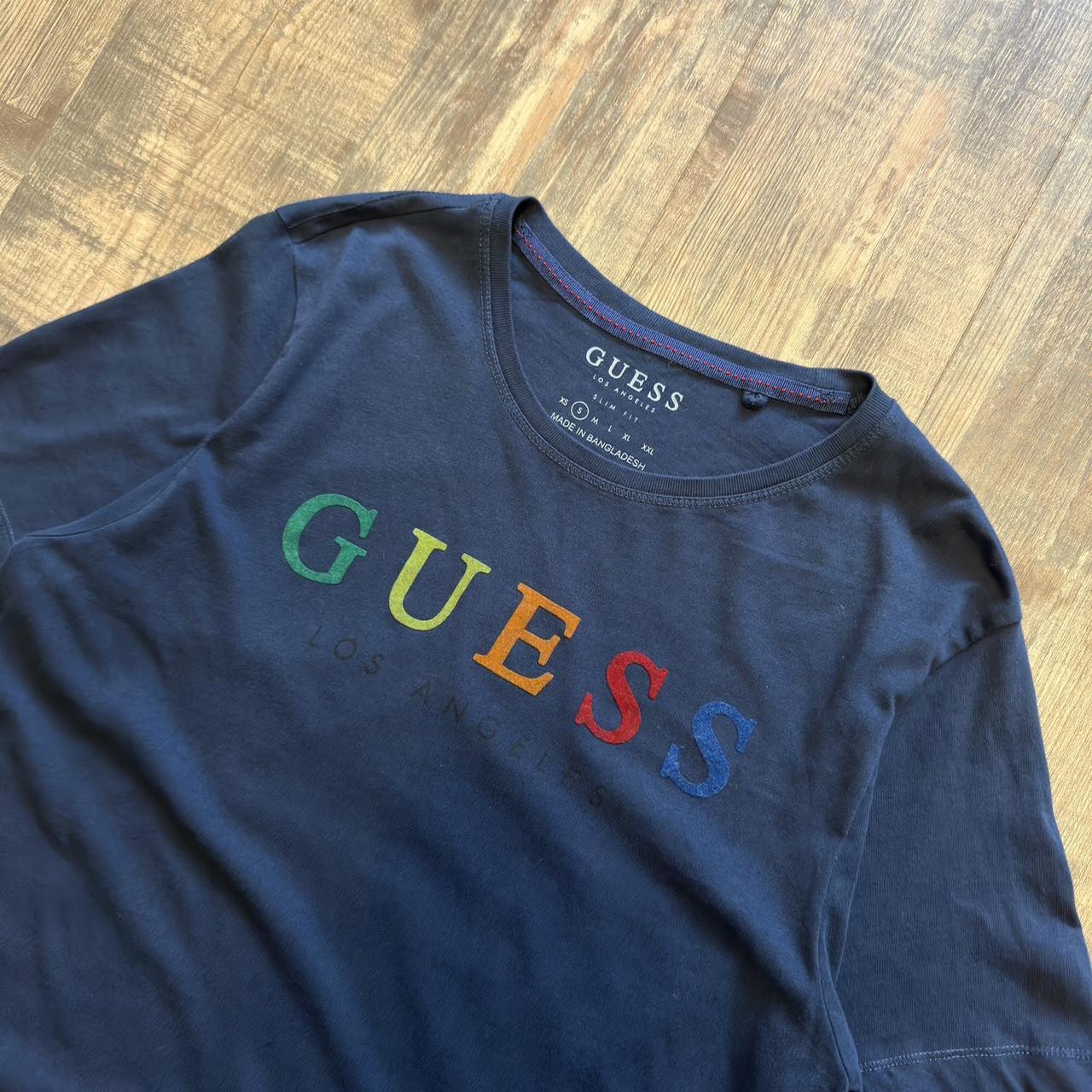 Guess Jeans spell out T shirt