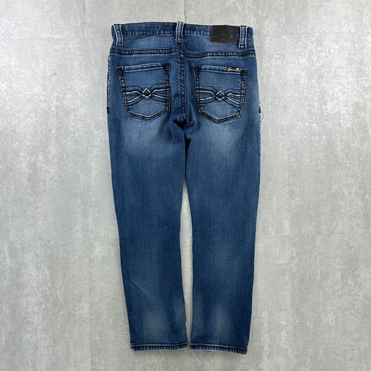 Seven7 2000s baggy spellout skate jeans