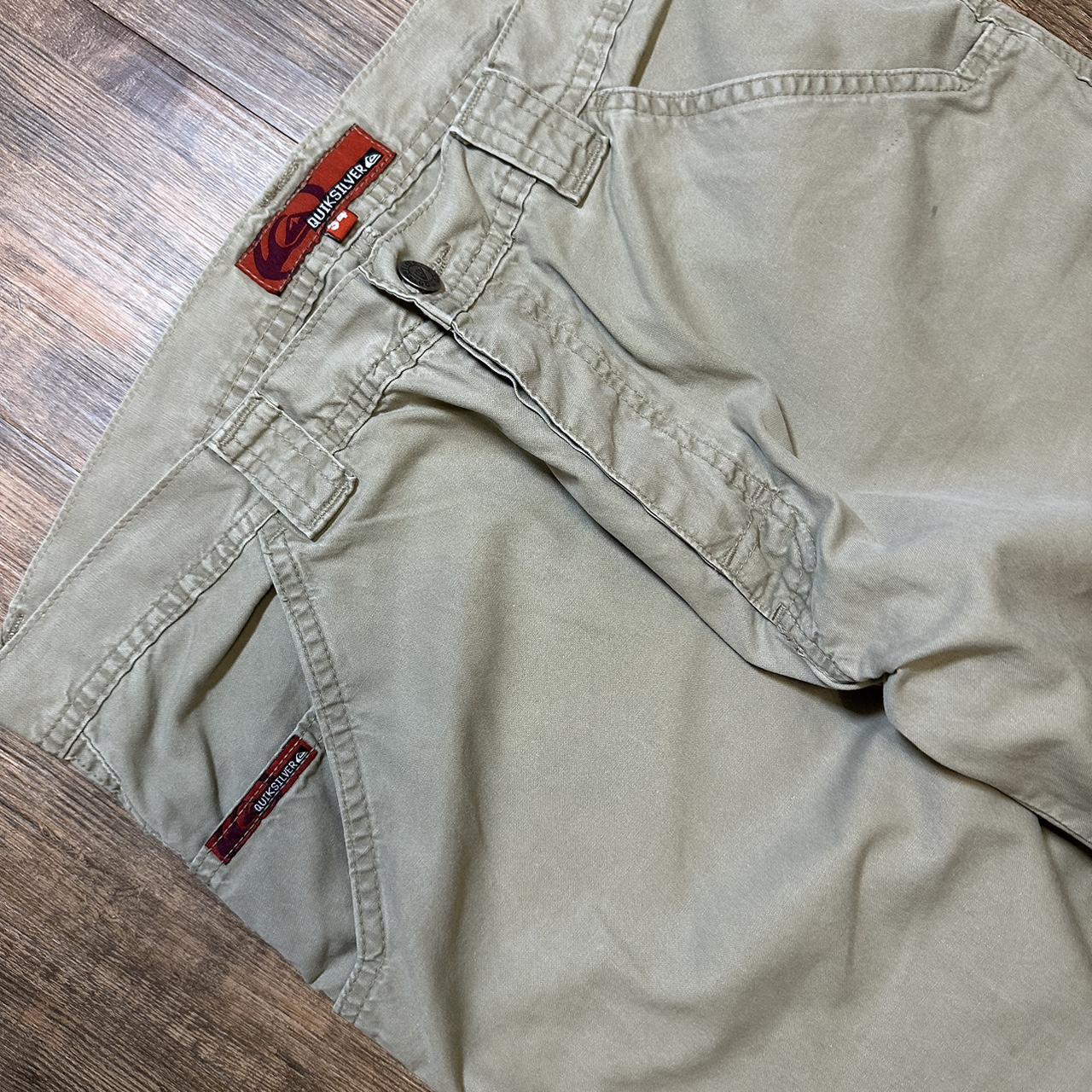 Quiksilver 2000s embroidered cargo pants