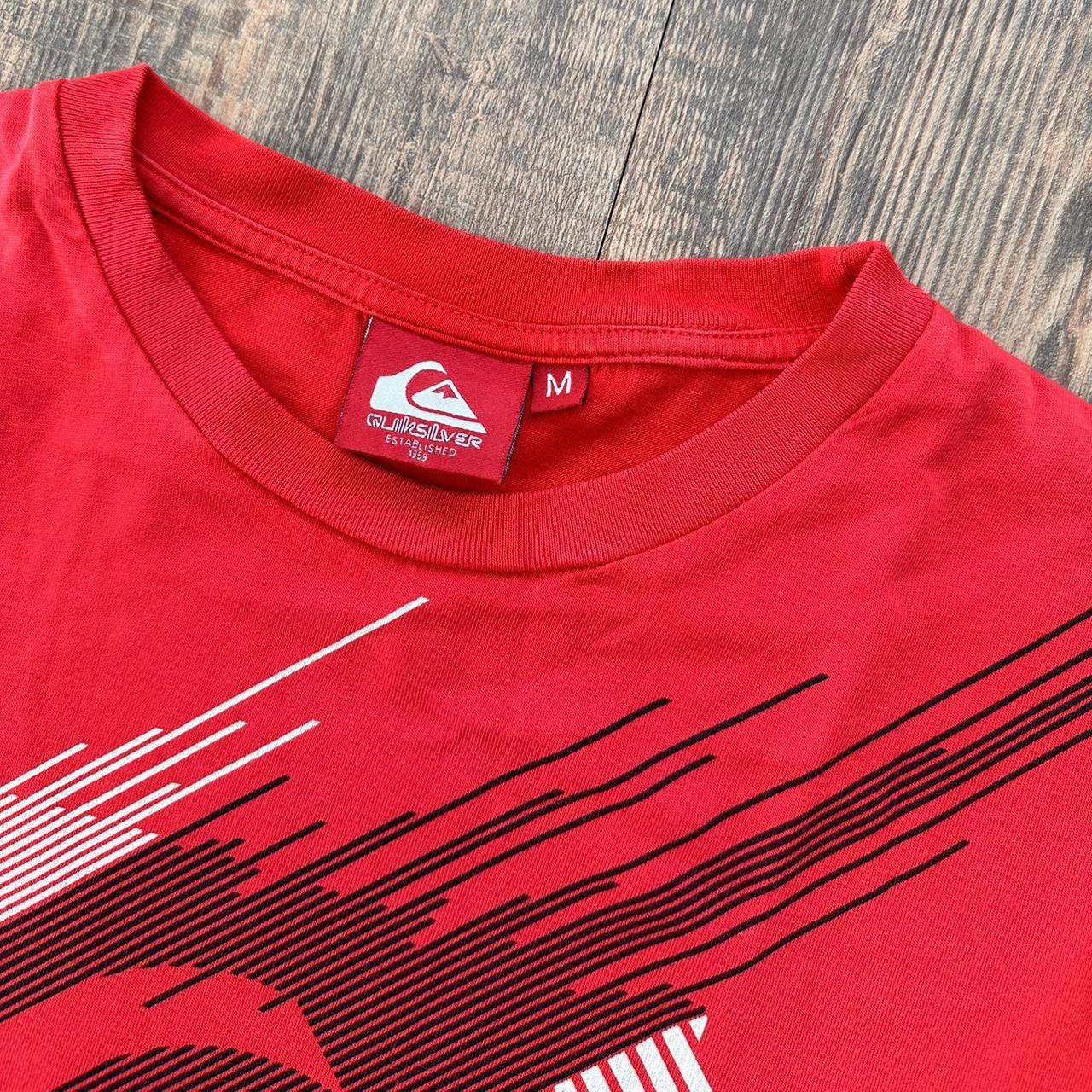 Quiksilver 2000s wave logo T-shirt