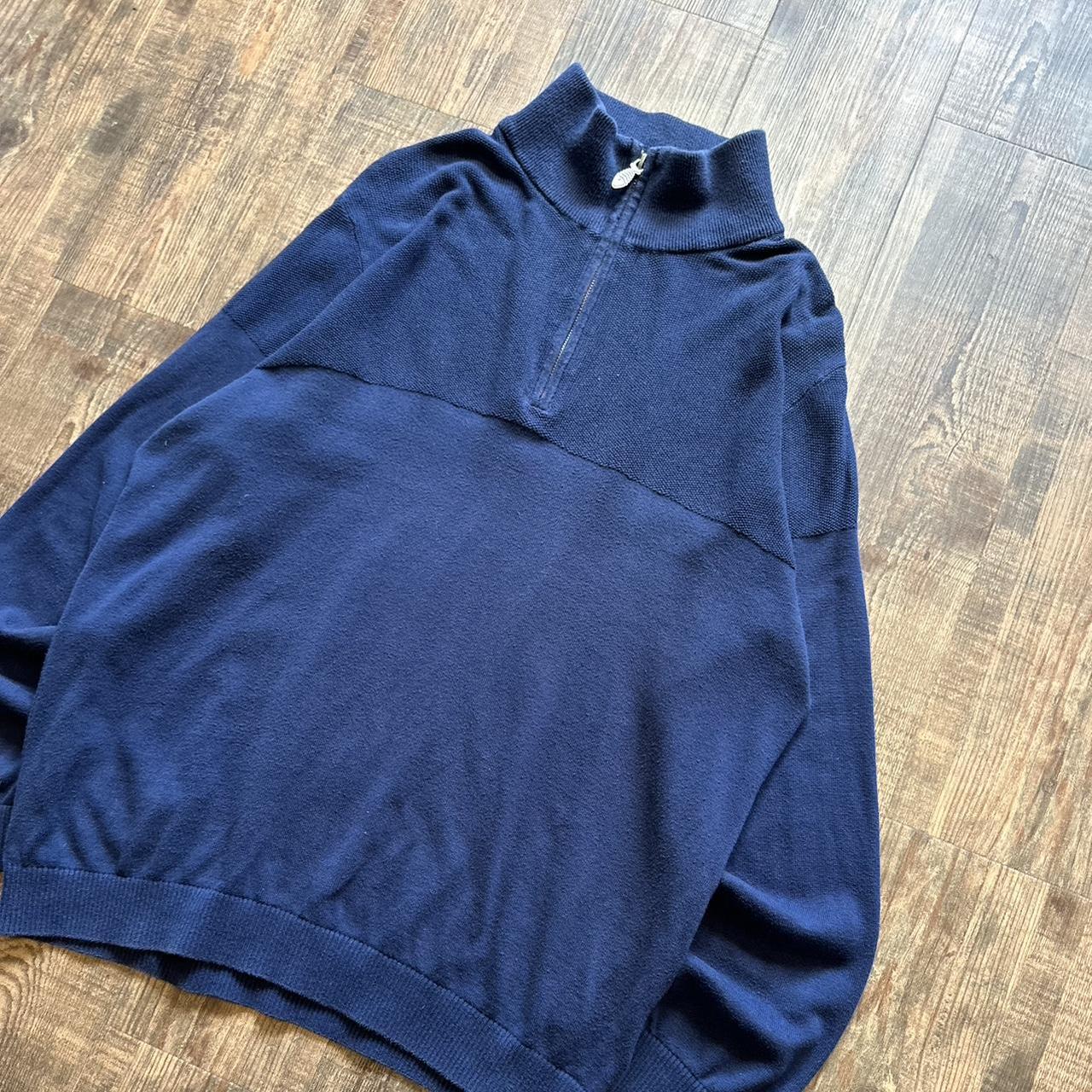 Weird Fish 2000s 1/4 zip sweatshirt