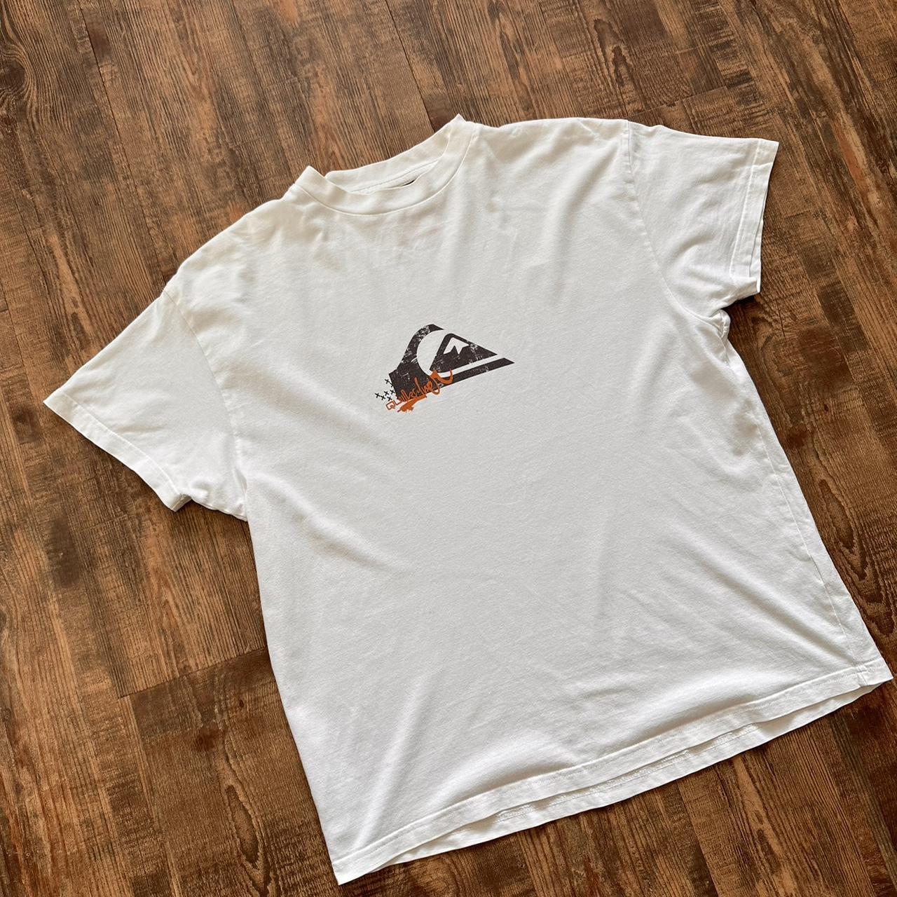 Quiksilver 2000s spell out logo T shirt