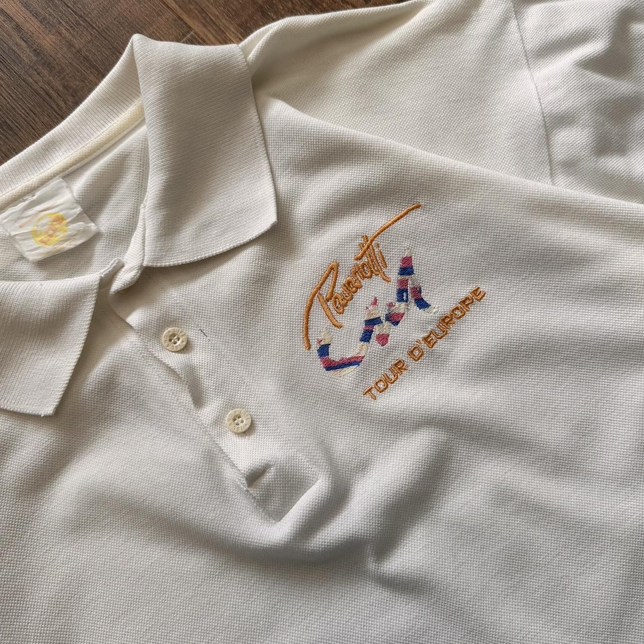 Vintage 90s tour de Europe polo shirt travel/tourism