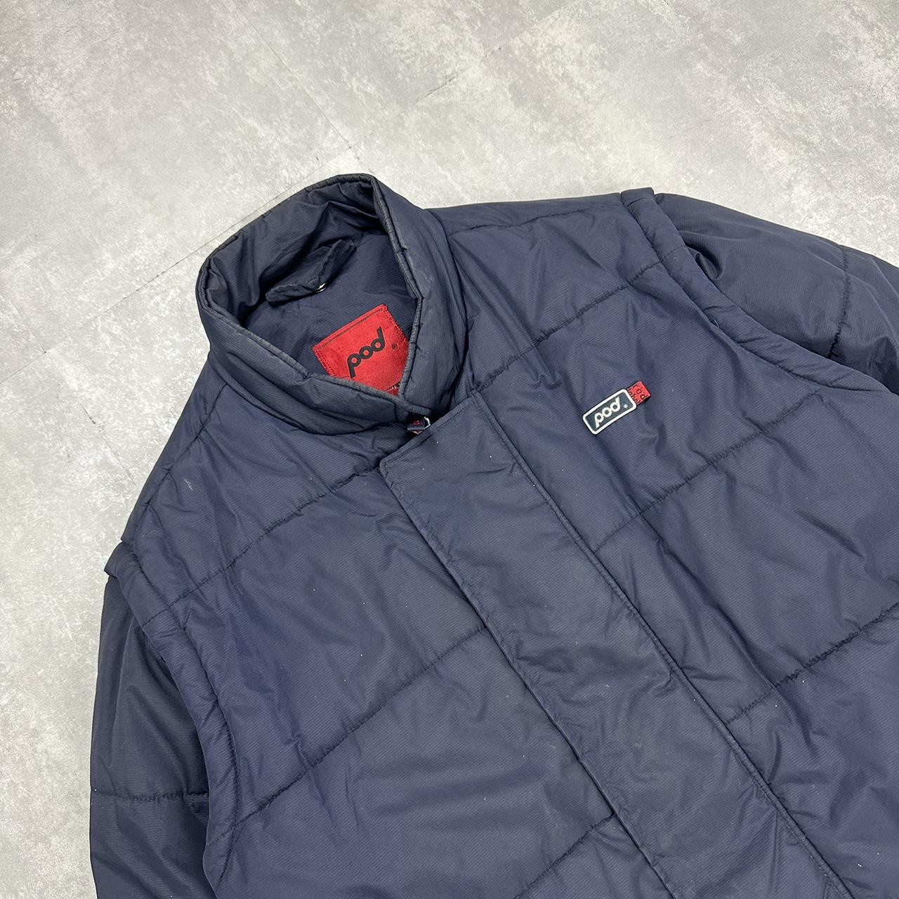 Pod red label 2000s 2-1 gilet puffer jacket/coat