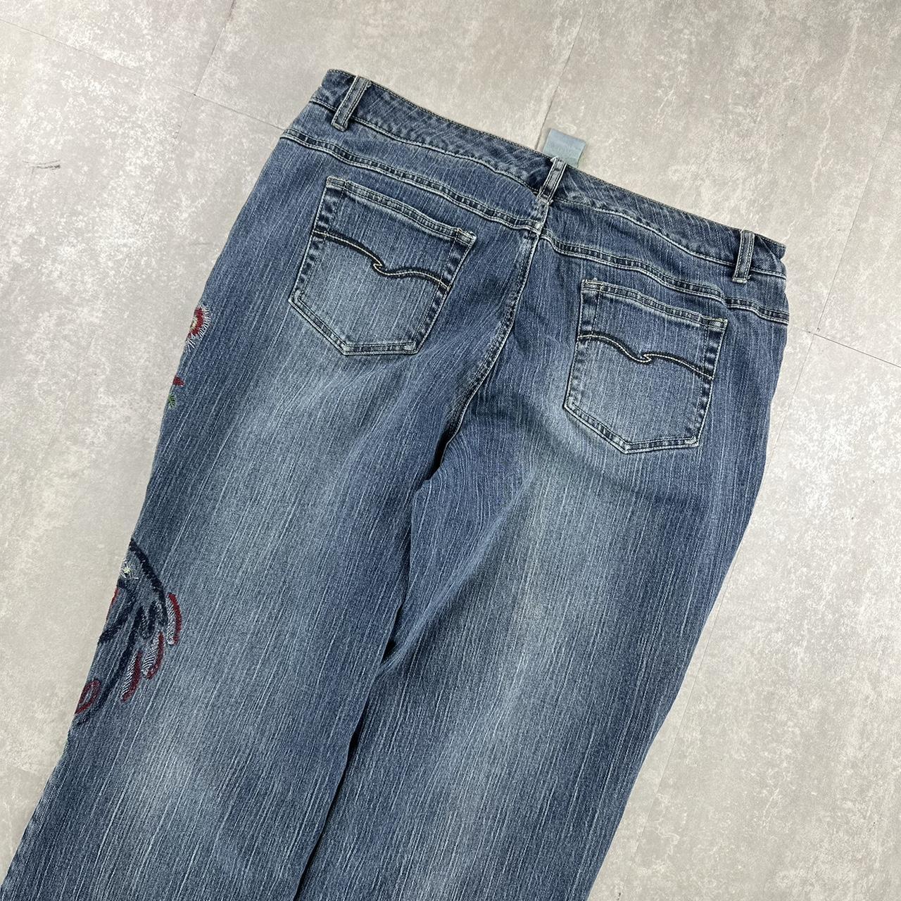 2000s baggy spellout skate jeans