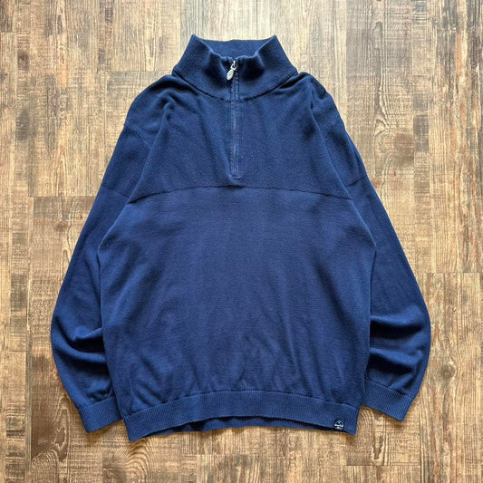 Weird Fish 2000s 1/4 zip sweatshirt