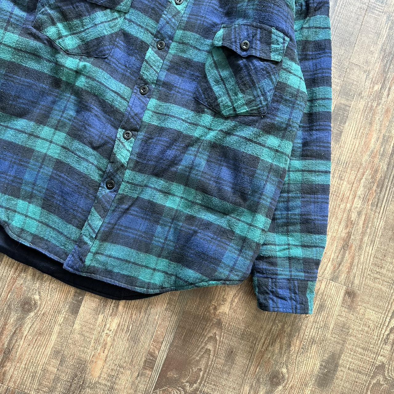 Vintage 90s padded workwear flannel jacket