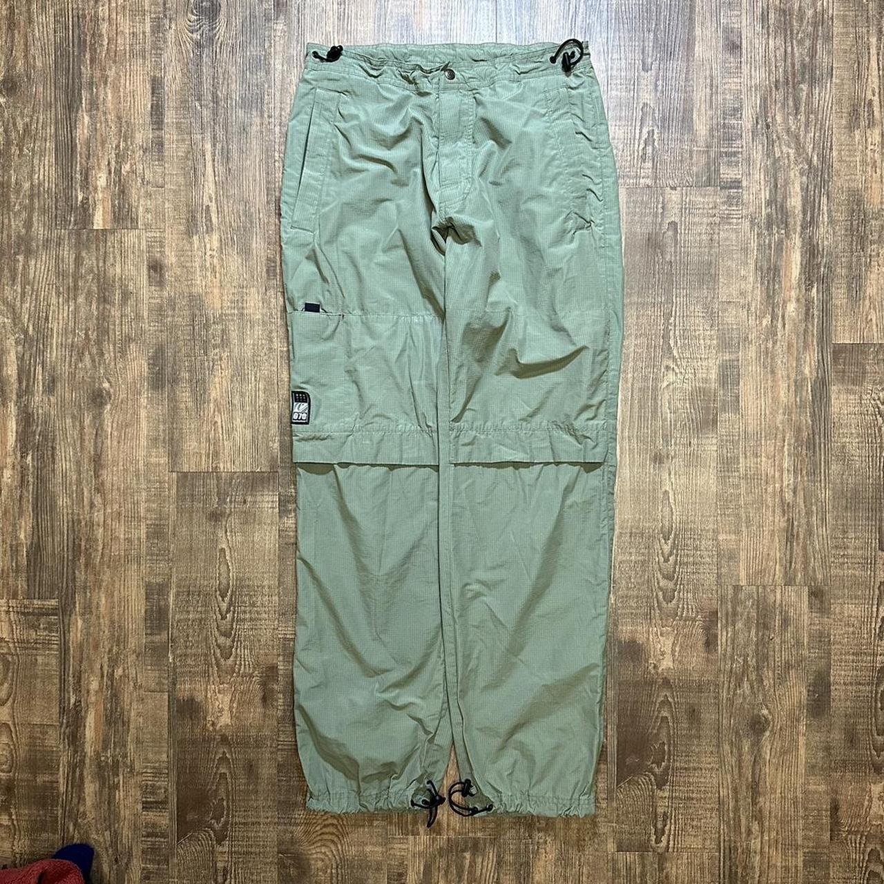 Quiksilver 2000s embroidered cargo track pants