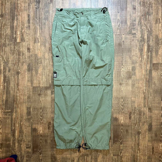 Quiksilver 2000s embroidered cargo track pants