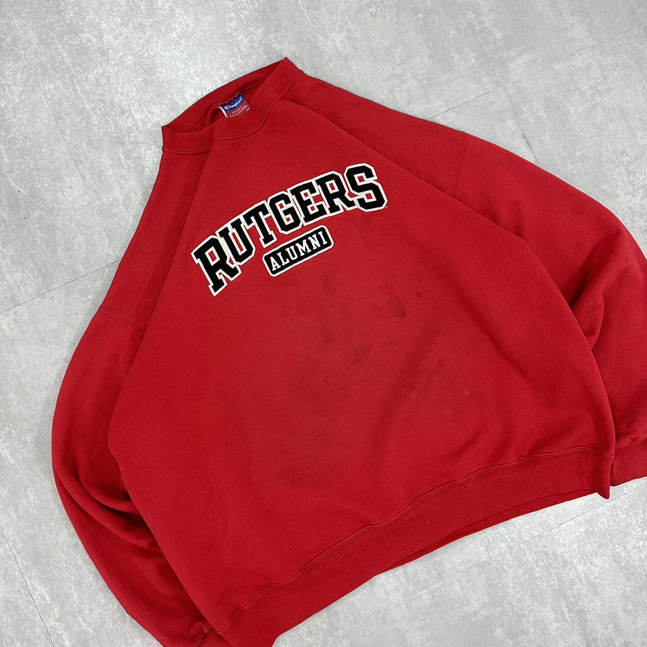 Champion 2000s Rutgers college spellout sweatshirt