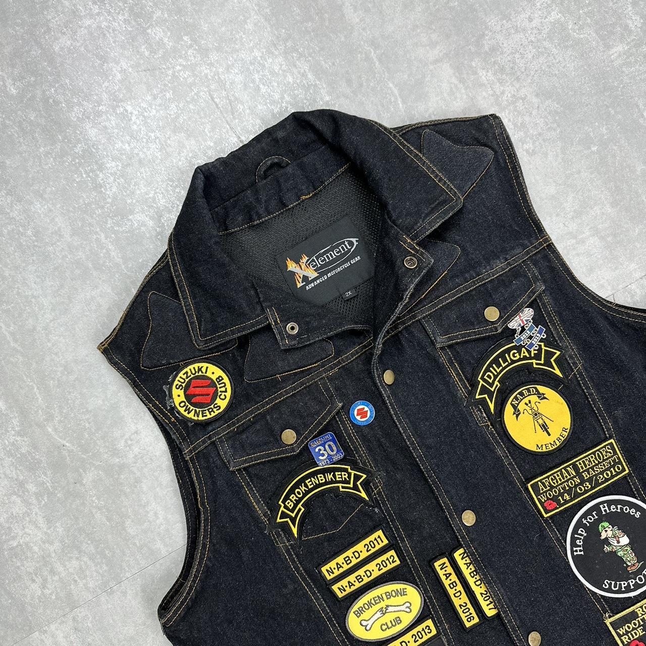 Vintage 90s/2000s denim gilet vest