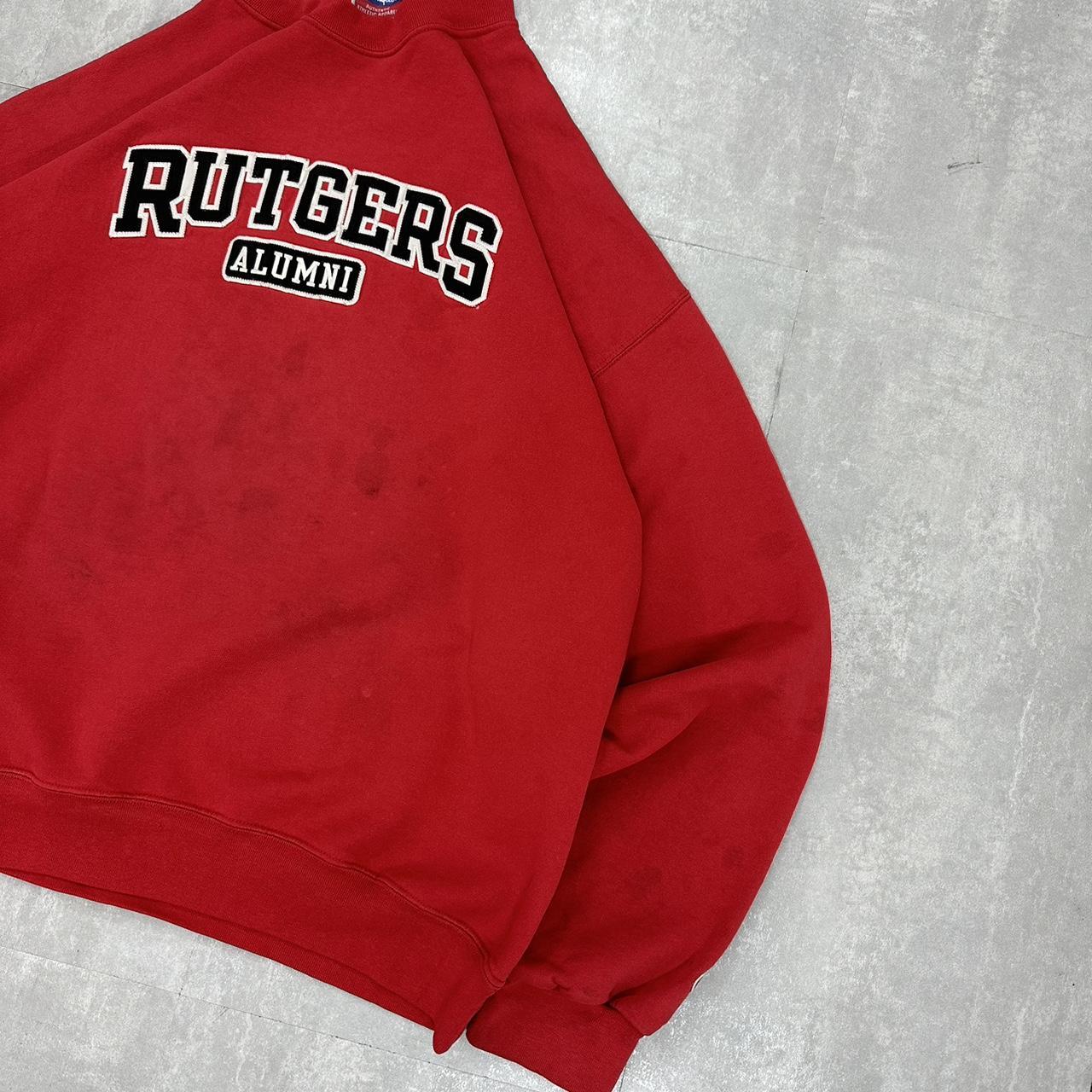 Champion 2000s Rutgers college spellout sweatshirt