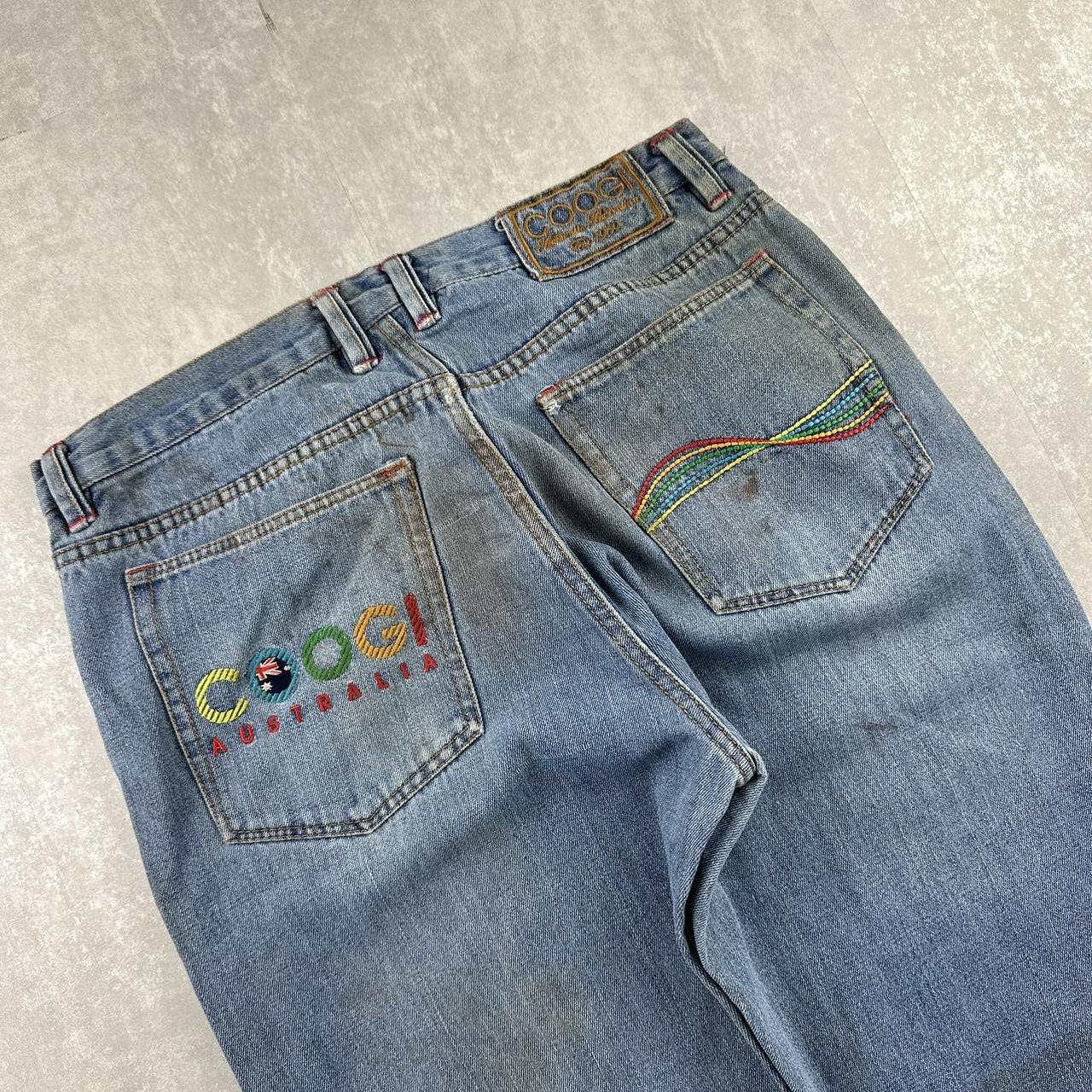 Coogi 2000s baggy distressed hiphop skate jeans