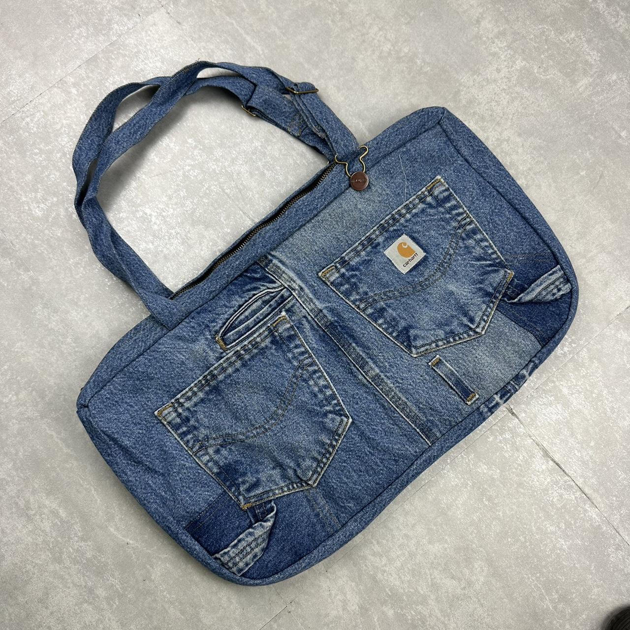 Carhartt 2000s denim reworked bag