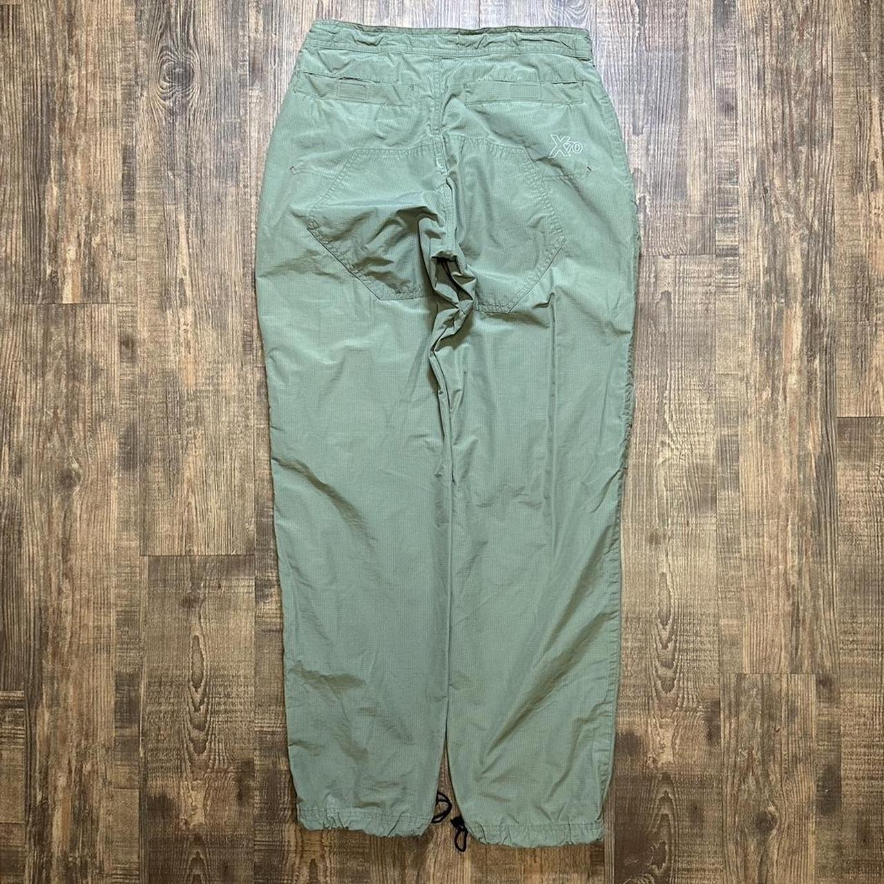 Quiksilver 2000s embroidered cargo track pants