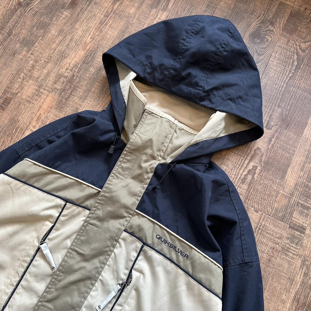 Quiksilver 2000s boardcore rain coat