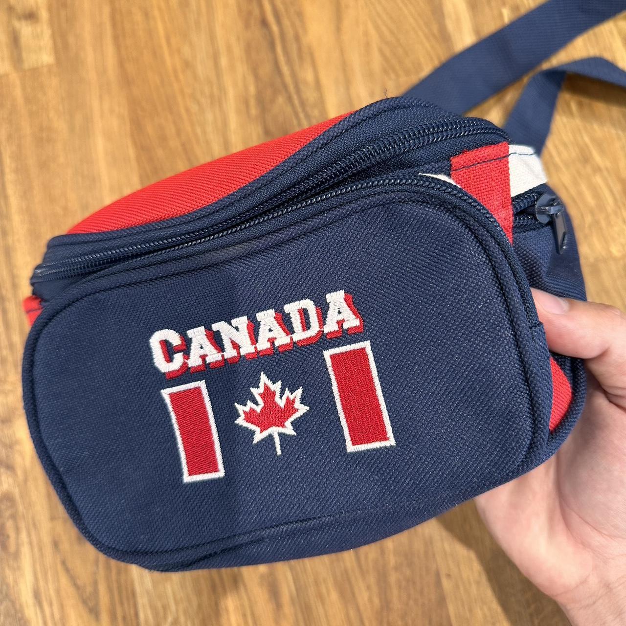 Canada 2000s bum bag/fanny pack in classic red and blue