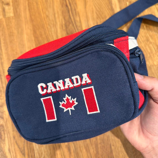 Canada 2000s bum bag/fanny pack in classic red and blue