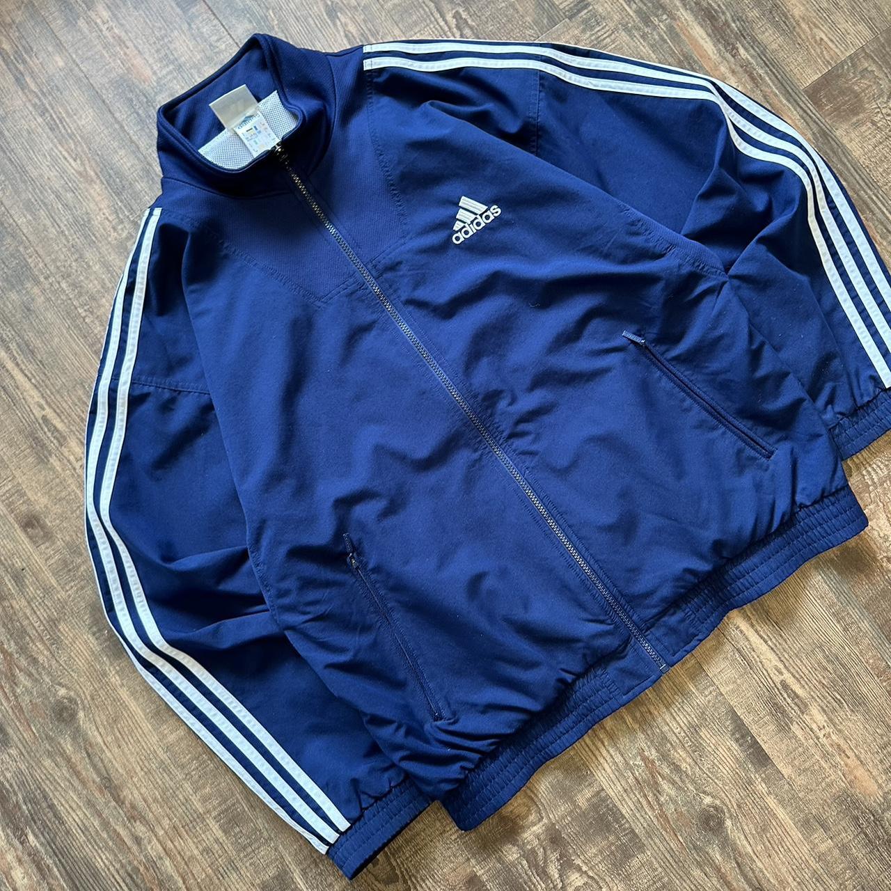 Adidas 2000s windbreaker jacket