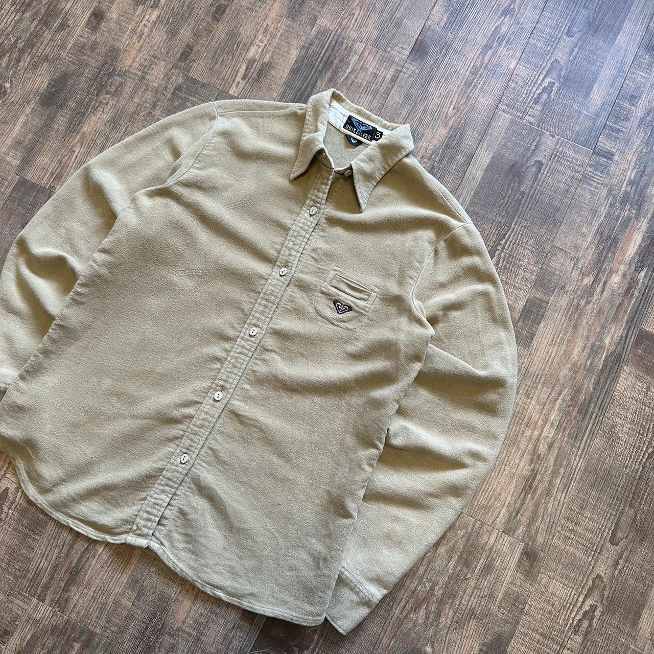 Quiksilver 2000s moleskin fleece shirt