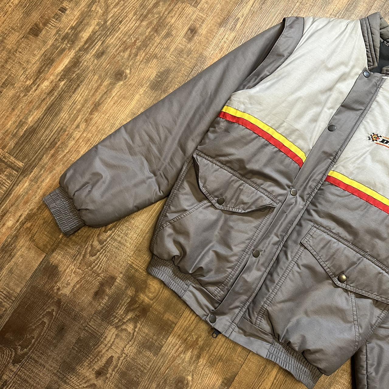 Vintage Dunlop tyres 90s racing jacket