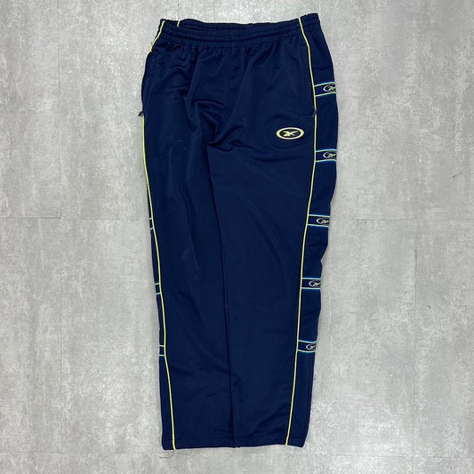 Reebok 2000s spell out taper trackpants