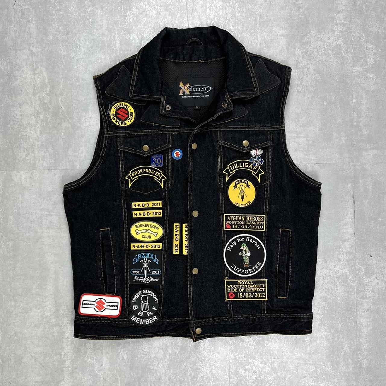 Vintage 90s/2000s denim gilet vest