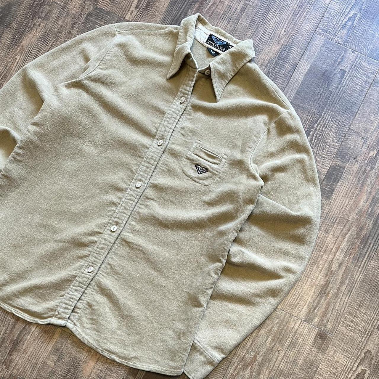 Quiksilver 2000s moleskin fleece shirt