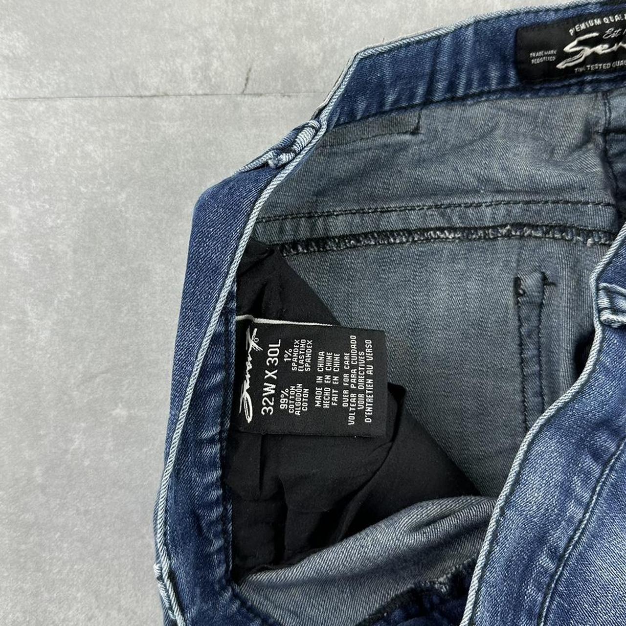 Seven7 2000s baggy spellout skate jeans