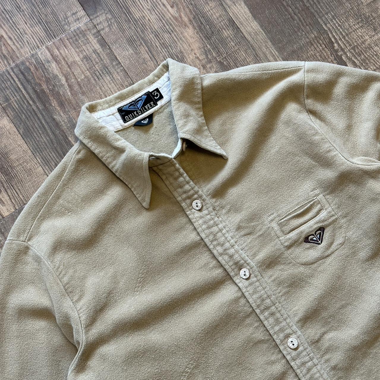 Quiksilver 2000s moleskin fleece shirt